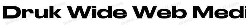 Druk Wide Web Medium字体转换
